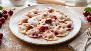 Read more about the article Słodki smak lata: Pierogi z czereśniami, które rozpływają się w ustach
